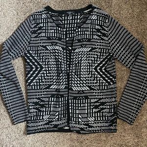 Black and White Cardigan